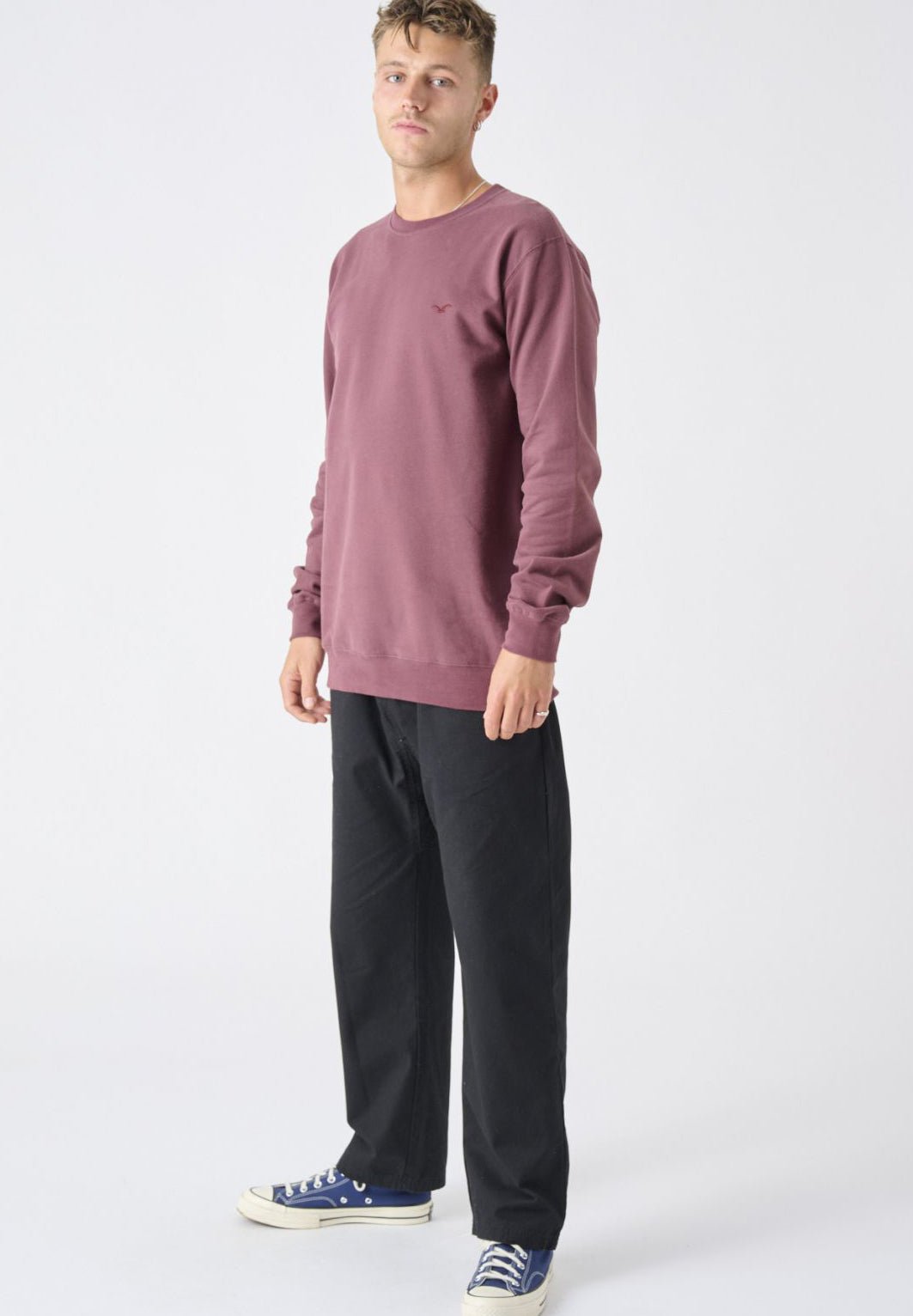 CLEPTOMANICX - Ligull Crewneck - Decadent Chocolate - BACKYARD