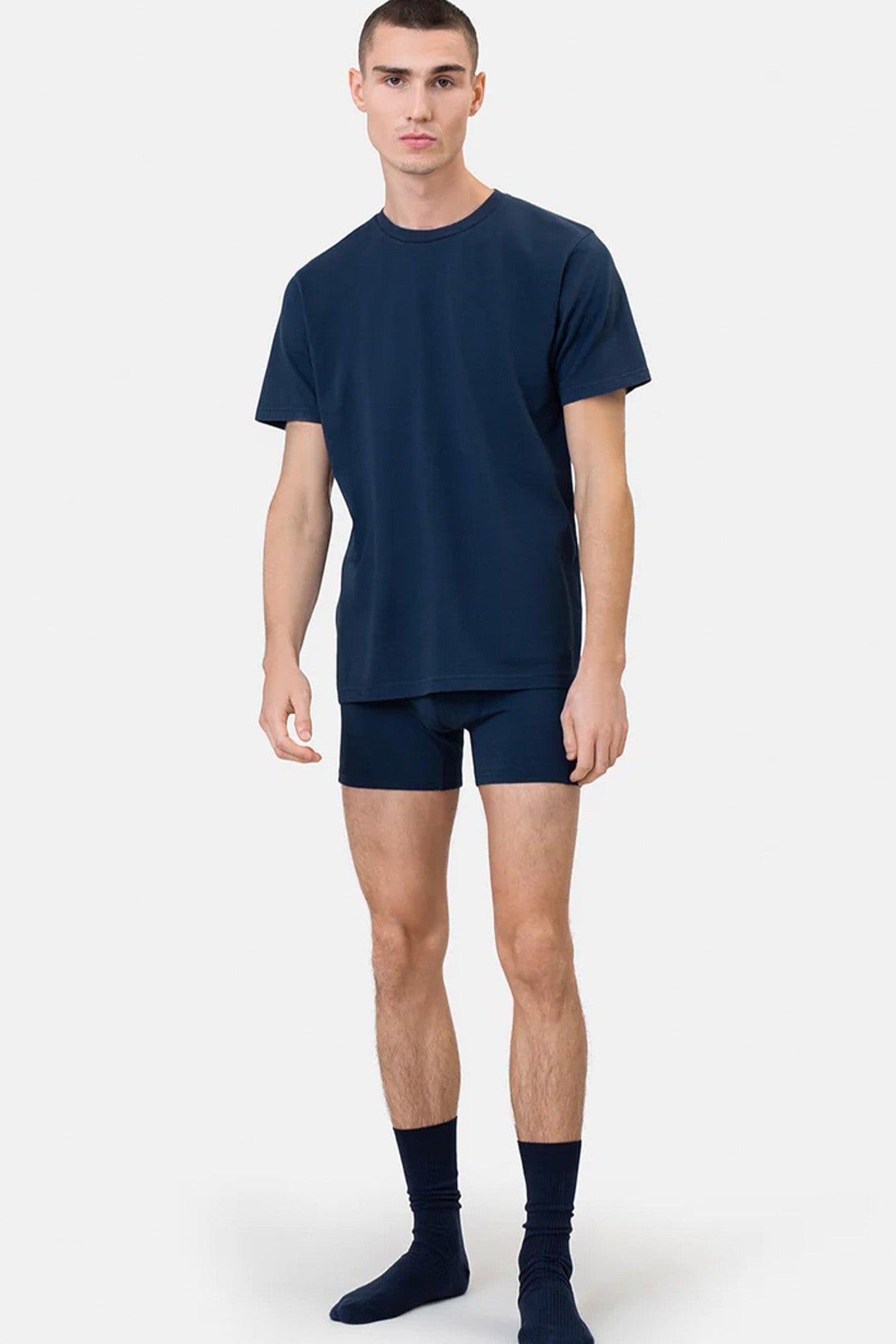 COLORFUL STANDARD - Classic Organic Boxer Briefs - Navy Blue - BACKYARD