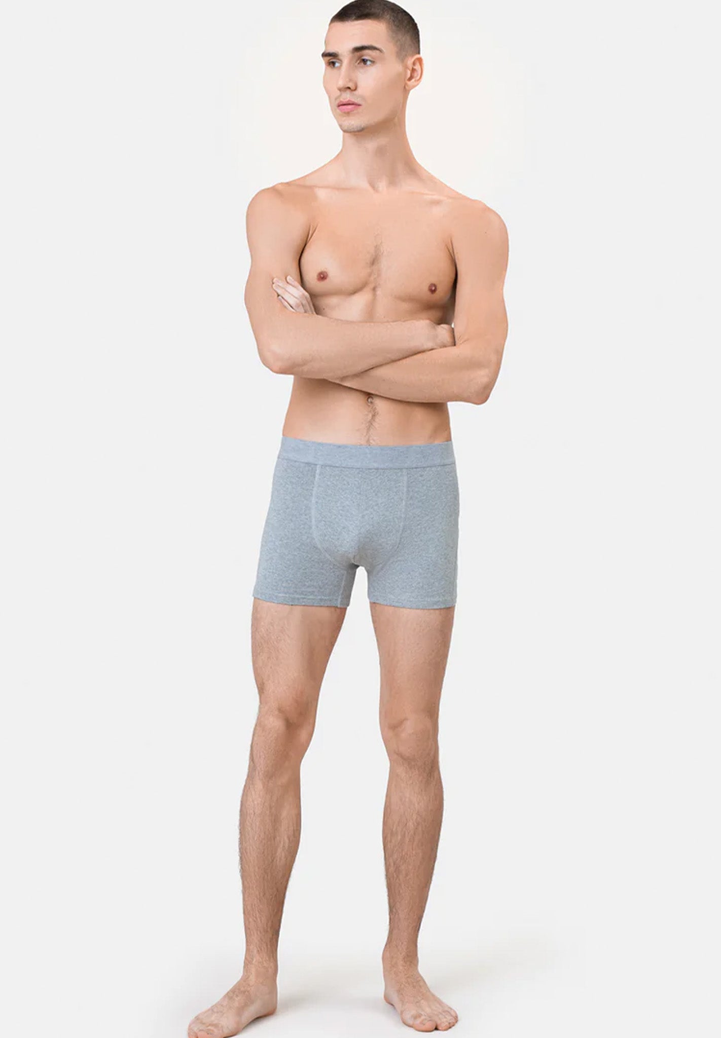 COLORFUL STANDARD - Classic Organic Boxer Briefs - Lava Grey - BACKYARD