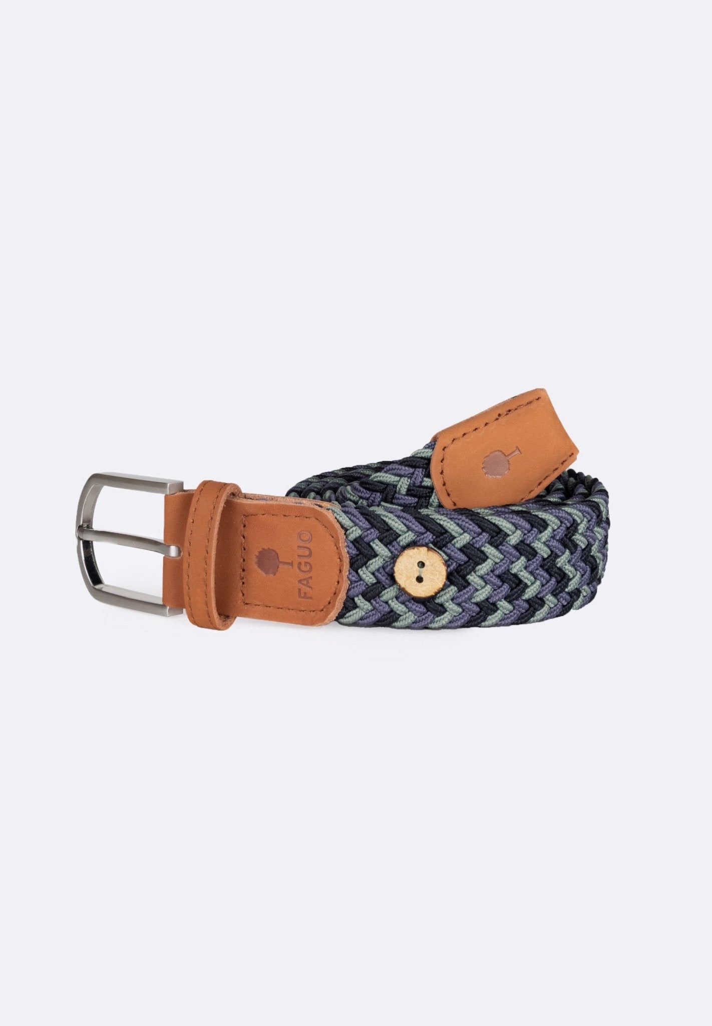 FAGUO - Belt Syn Woven - Navy 72 - BACKYARD