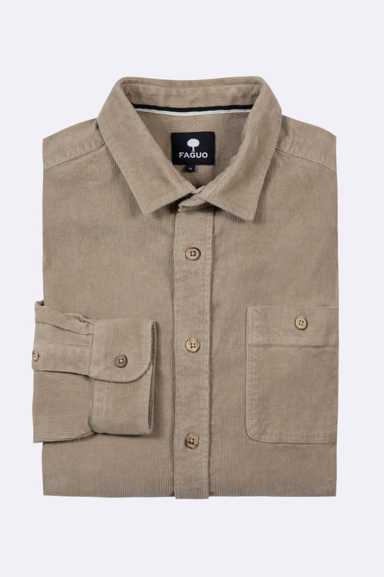 FAGUO - Onca Shirt Woven - Light Beige - BACKYARD