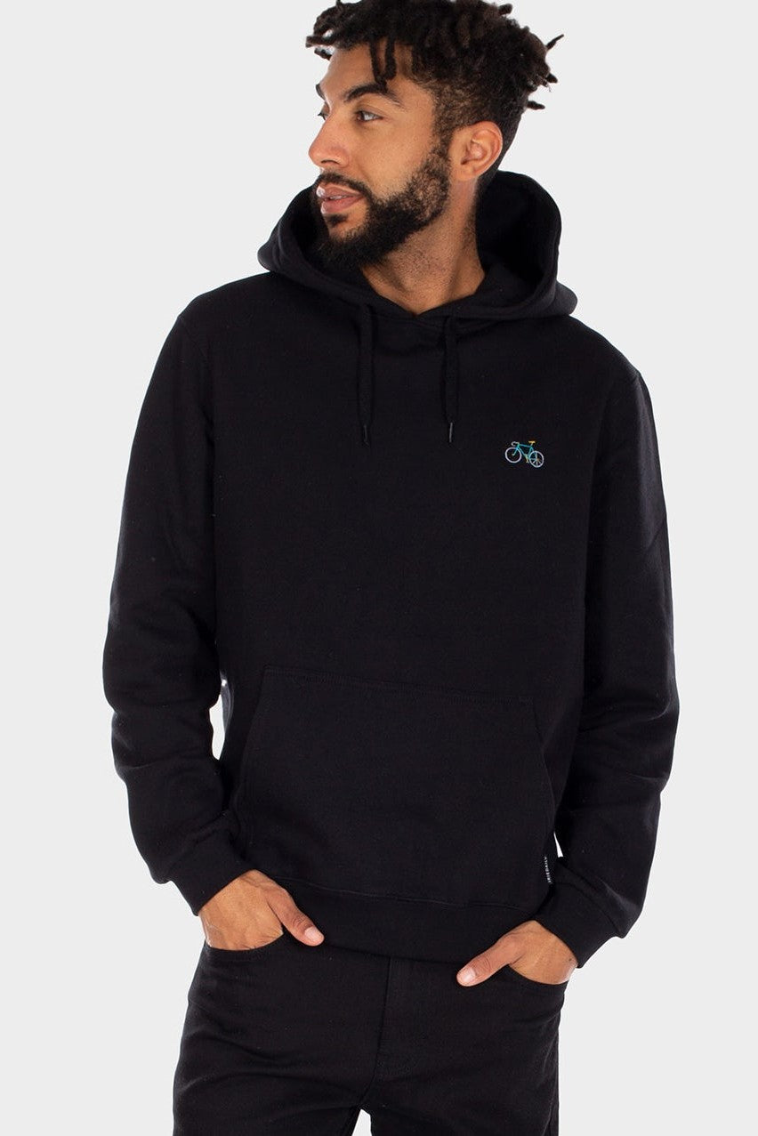 IRIEDAILY - Peaceride Hoodie - Black - BACKYARD