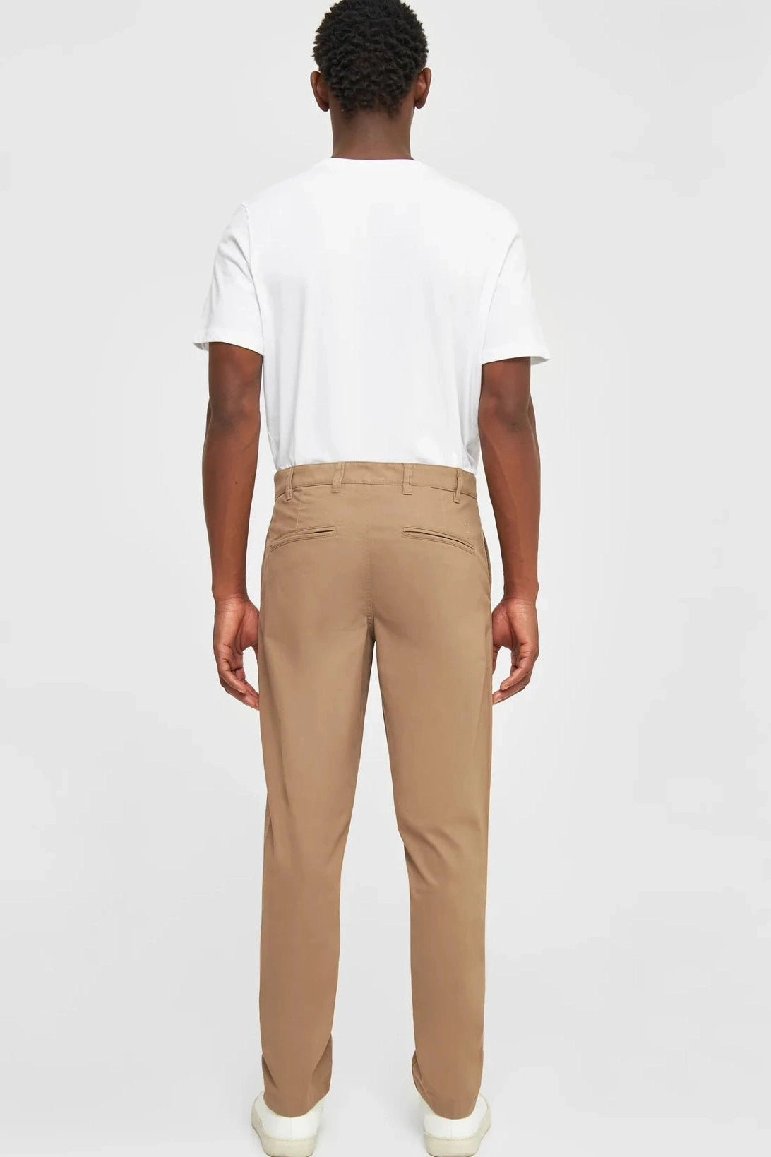 KNOWLEDGE COTTON - Luca Slim Twill Chino Pants - Tuffet - BACKYARD