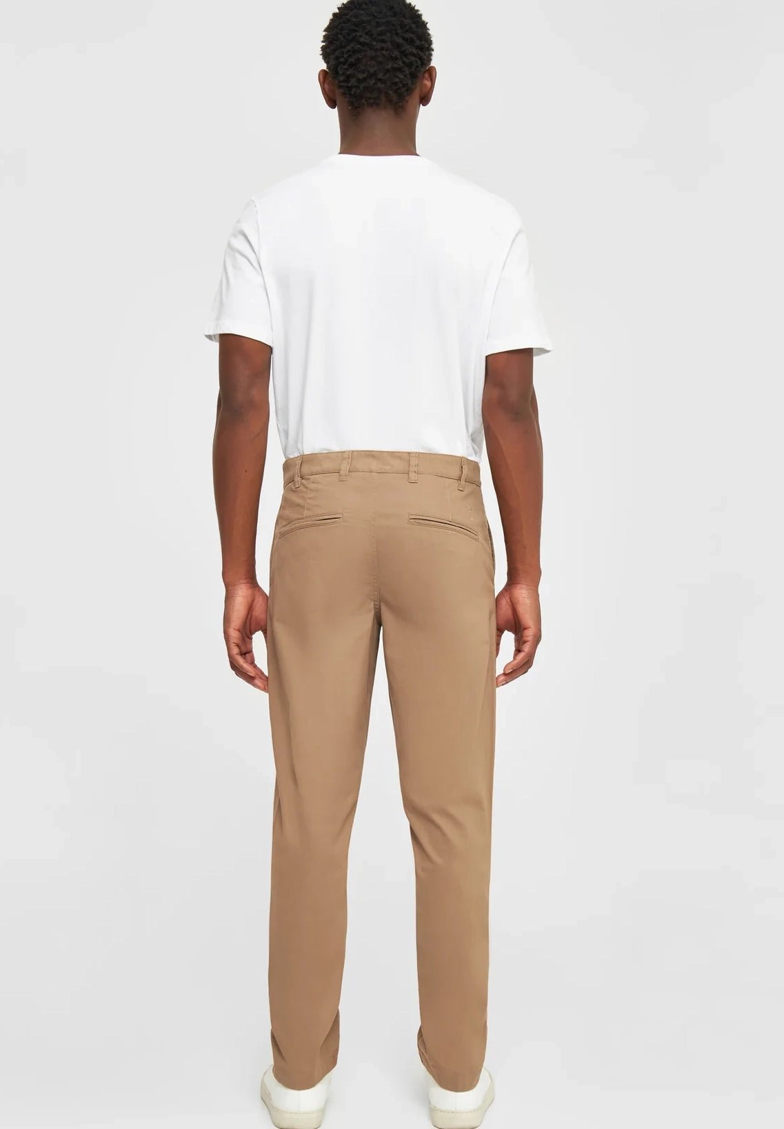 KNOWLEDGE COTTON - Luca Slim Twill Chino Pants - Tuffet - BACKYARD