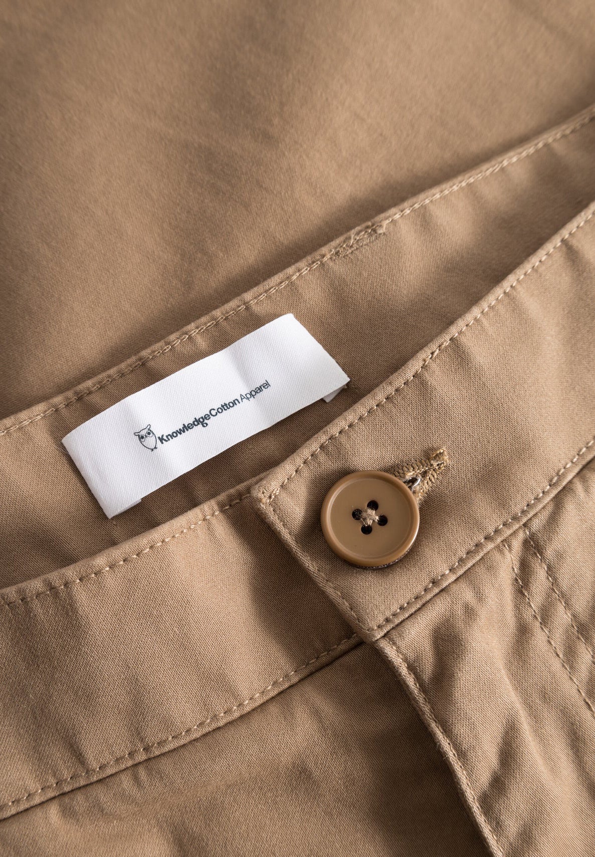 KNOWLEDGE COTTON - Luca Slim Twill Chino Pants - Tuffet - BACKYARD