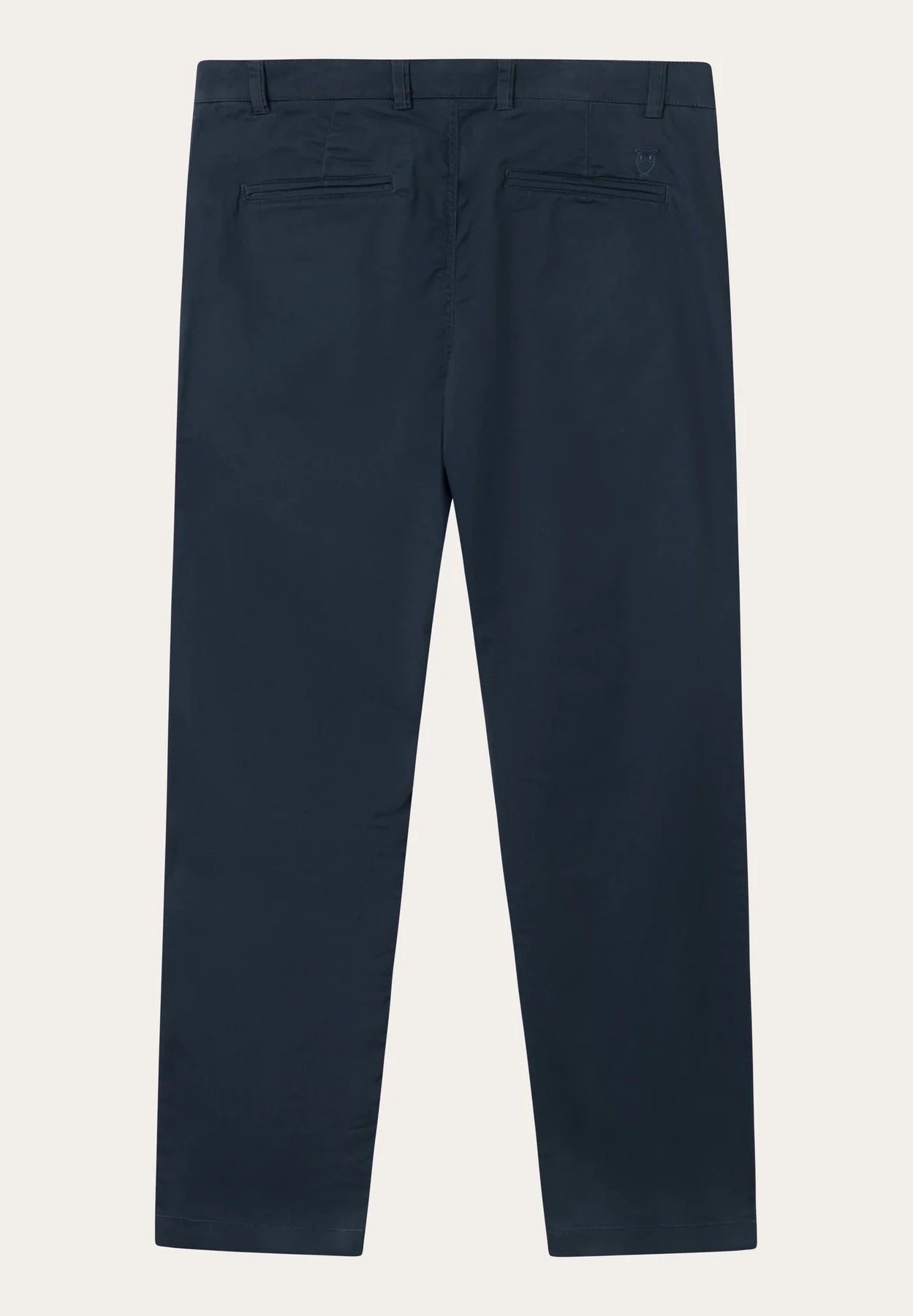 KNOWLEDGE COTTON - Luca Slim Twill Chino Pants - Total Eclipse - BACKYARD