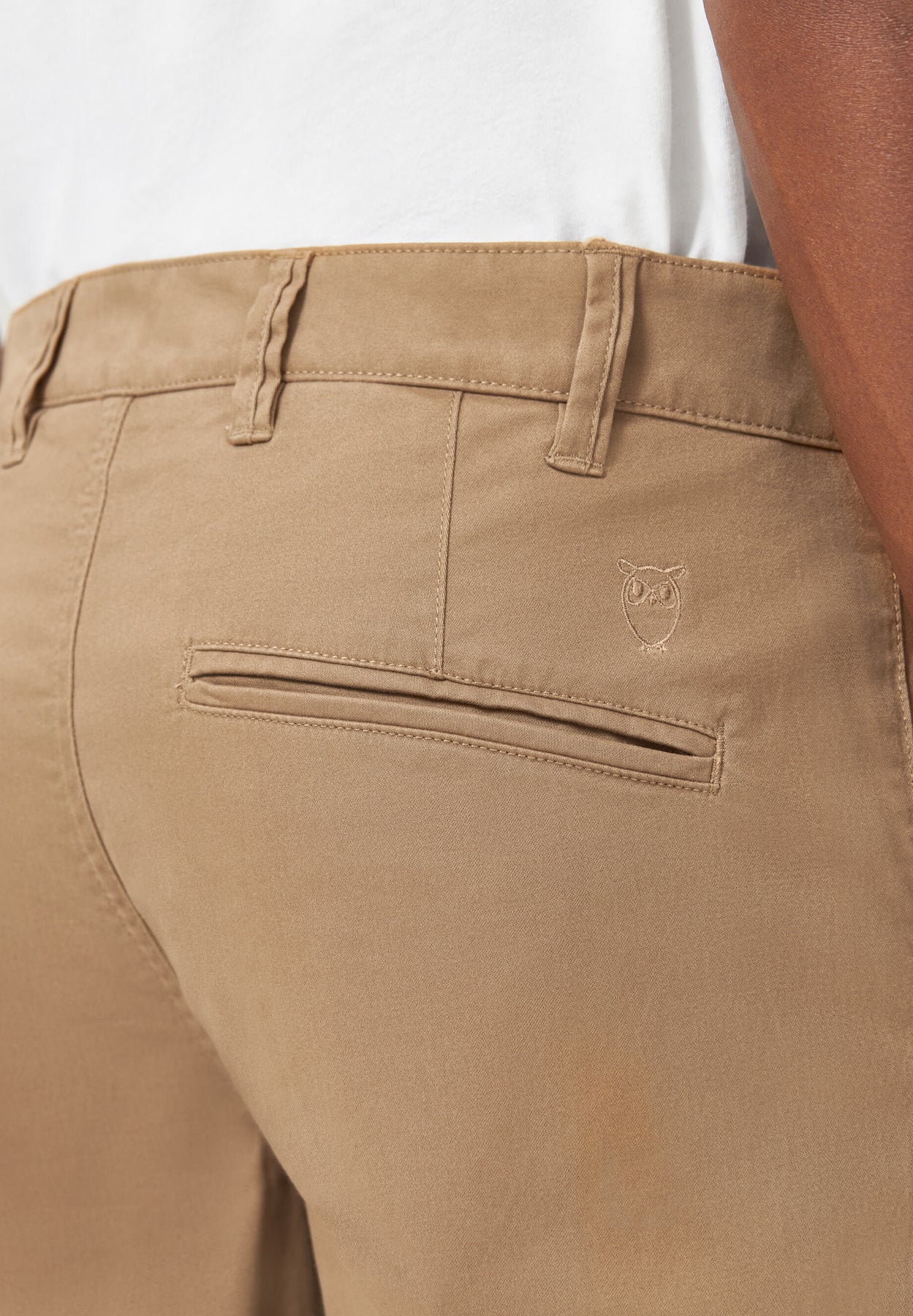 KNOWLEDGE COTTON - Luca Slim Twill Chino Pants - Tuffet - BACKYARD