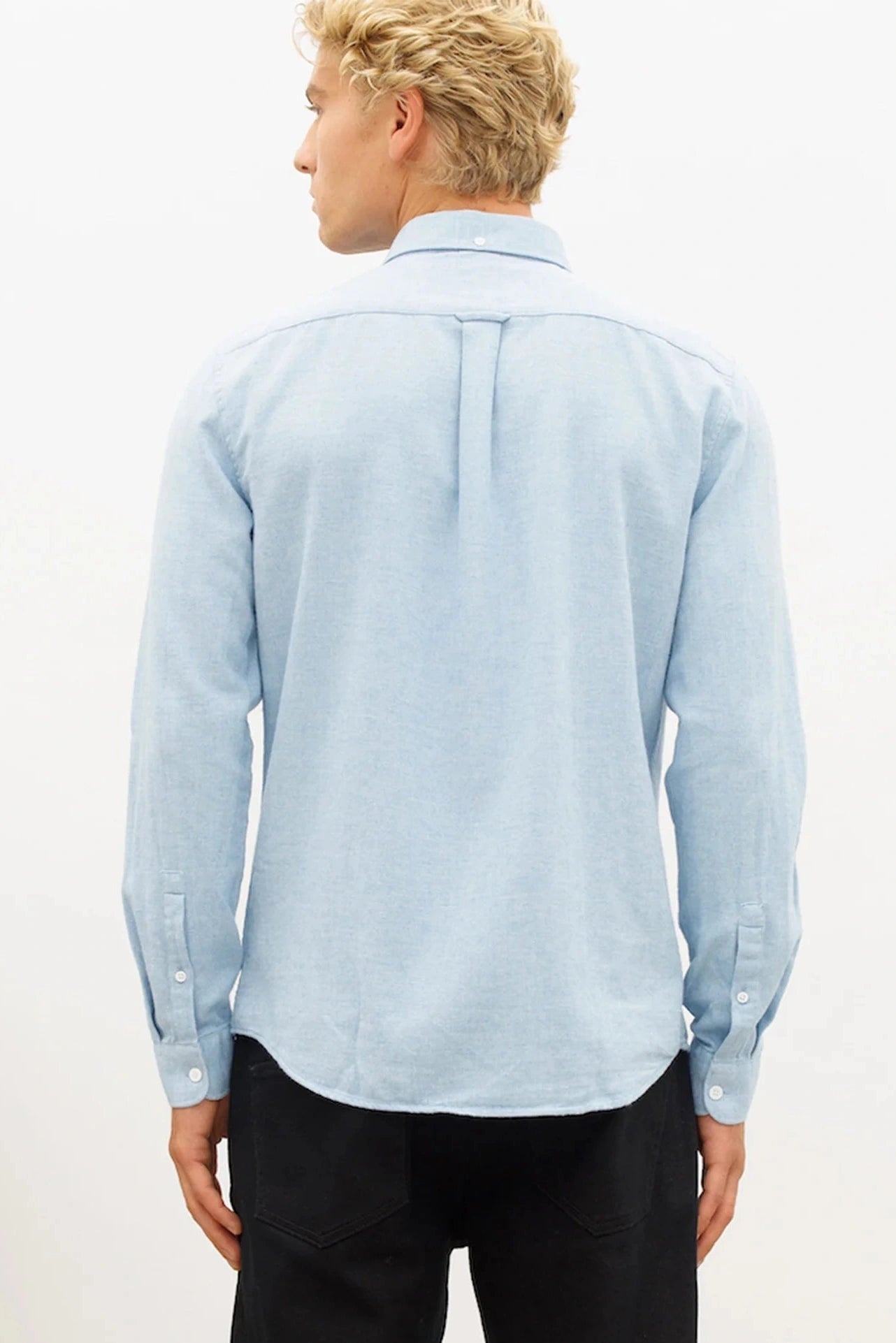 NOWADAYS - Soft Brushed Shirt - Light Blue - BACKYARD