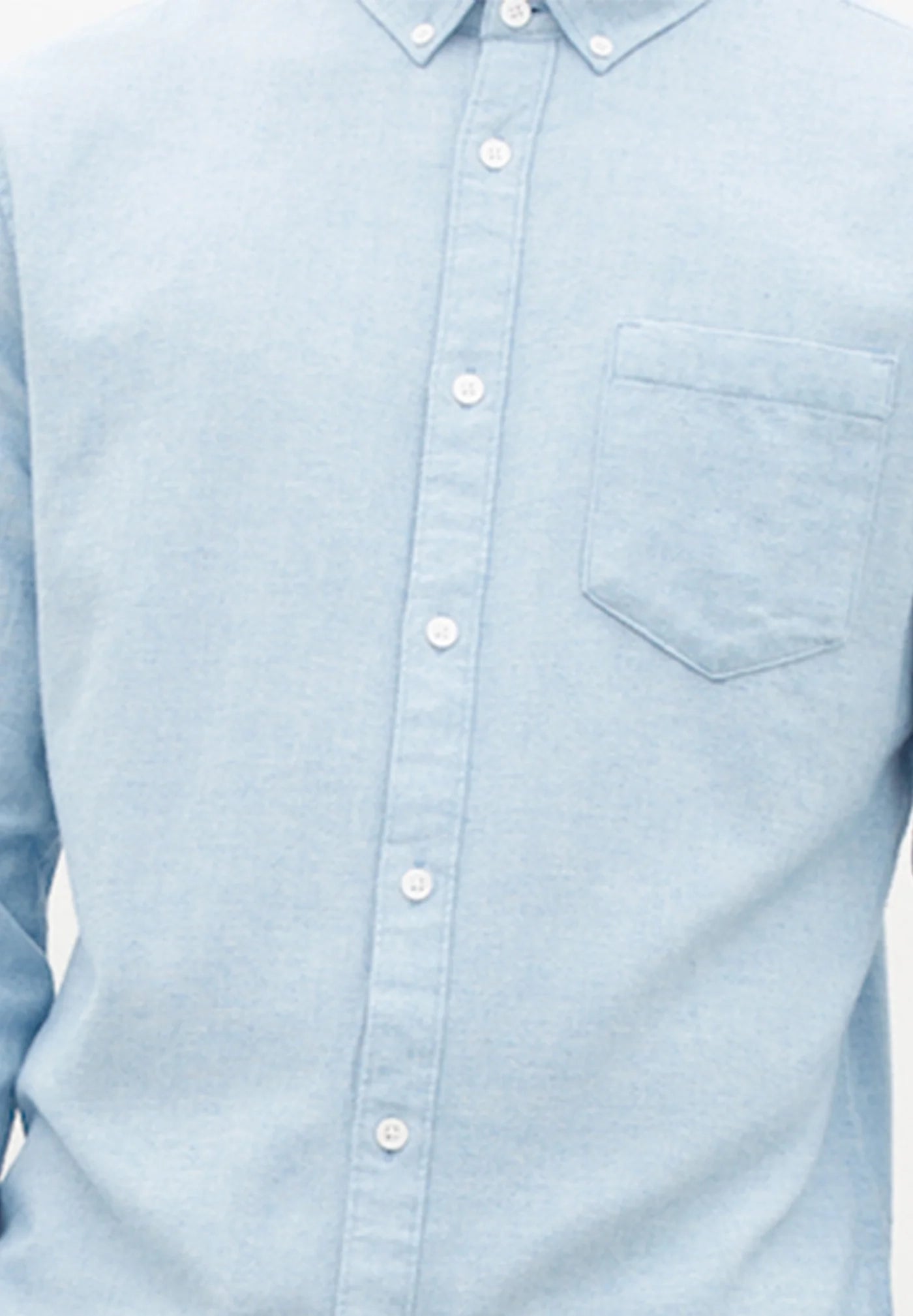 NOWADAYS - Soft Brushed Shirt - Light Blue - BACKYARD